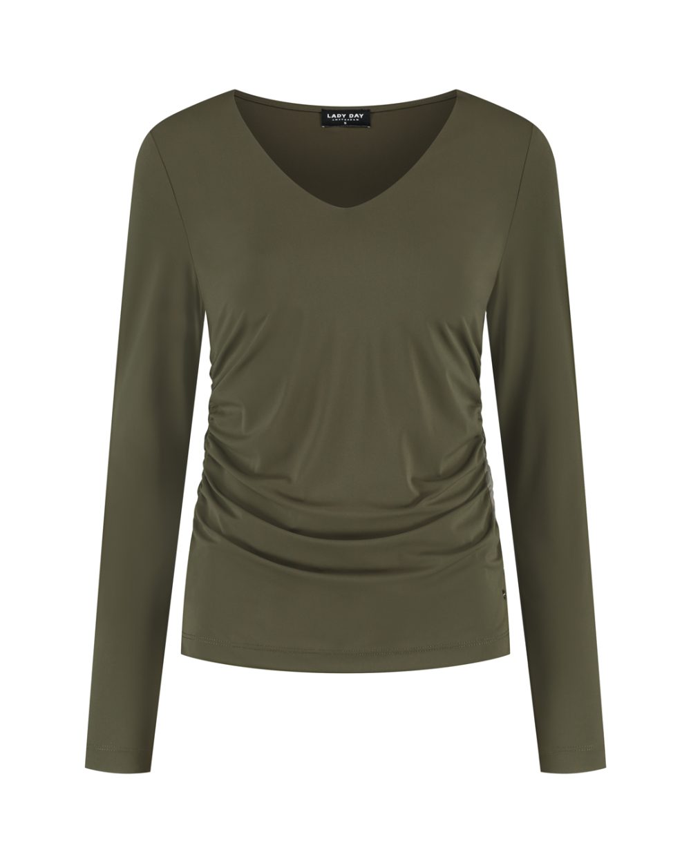 Lady Day - Arly-V Top - Dark Olive