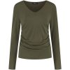 Lady Day - Arly-V Top - Dark Olive