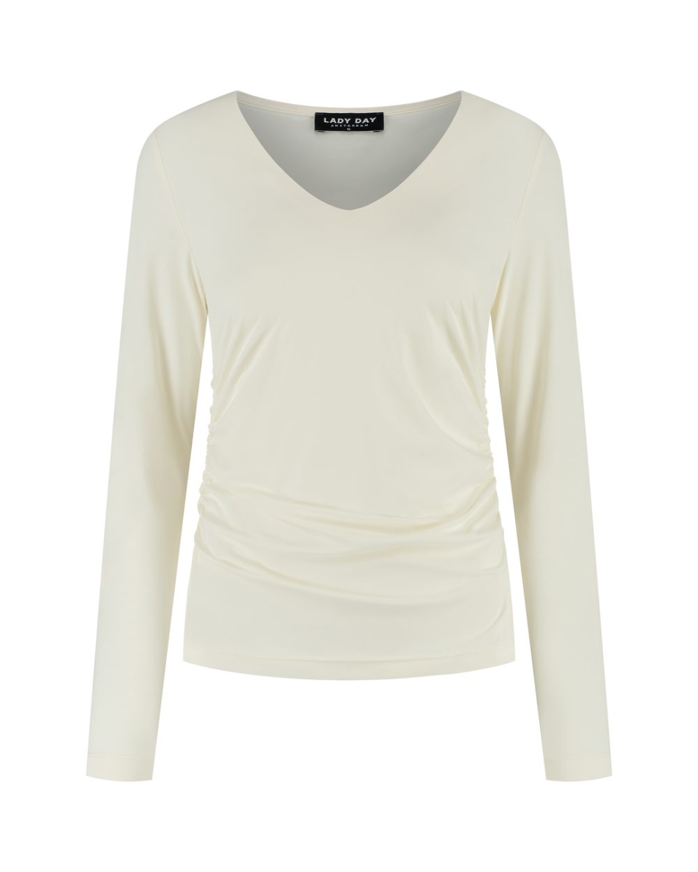 Lady Day - Arly-V Top - Wool White