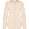 Mi Piace - Blouse Lange Mouw - Beige
