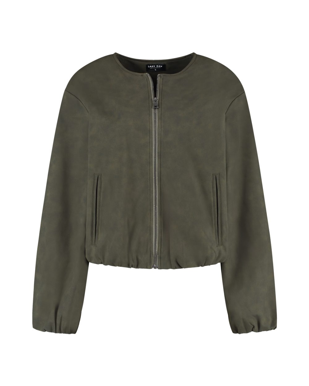 Lady Day - Bernet Brushed Jacket - Dark Olive