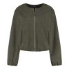 Lady Day - Bernet Brushed Jacket - Dark Olive