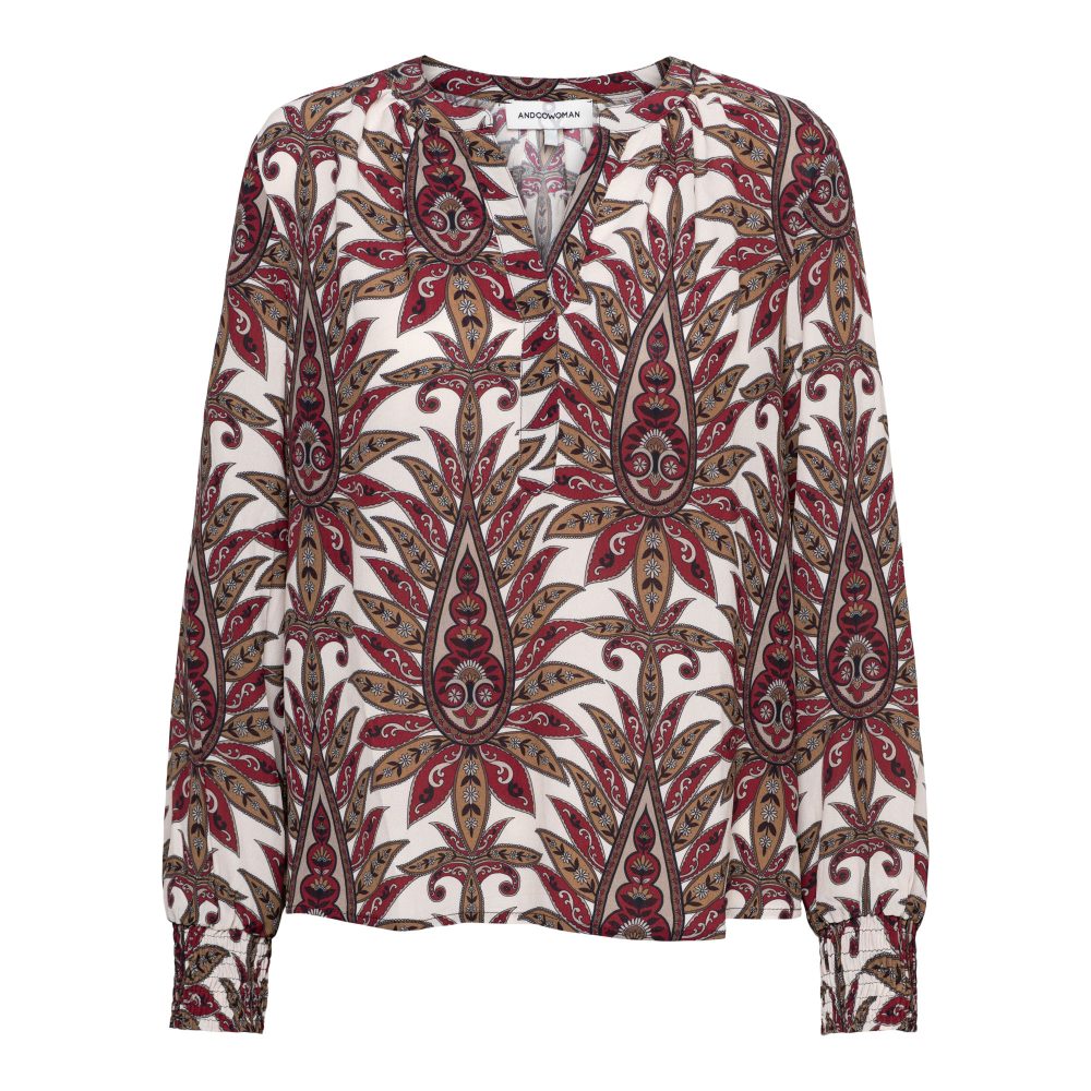 &Co Woman - Amisha Paisley - Beige multi