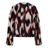 &Co Woman - Diede Faded Big - Wine Red multi