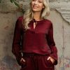 &Co Woman - Solana - Wine Red