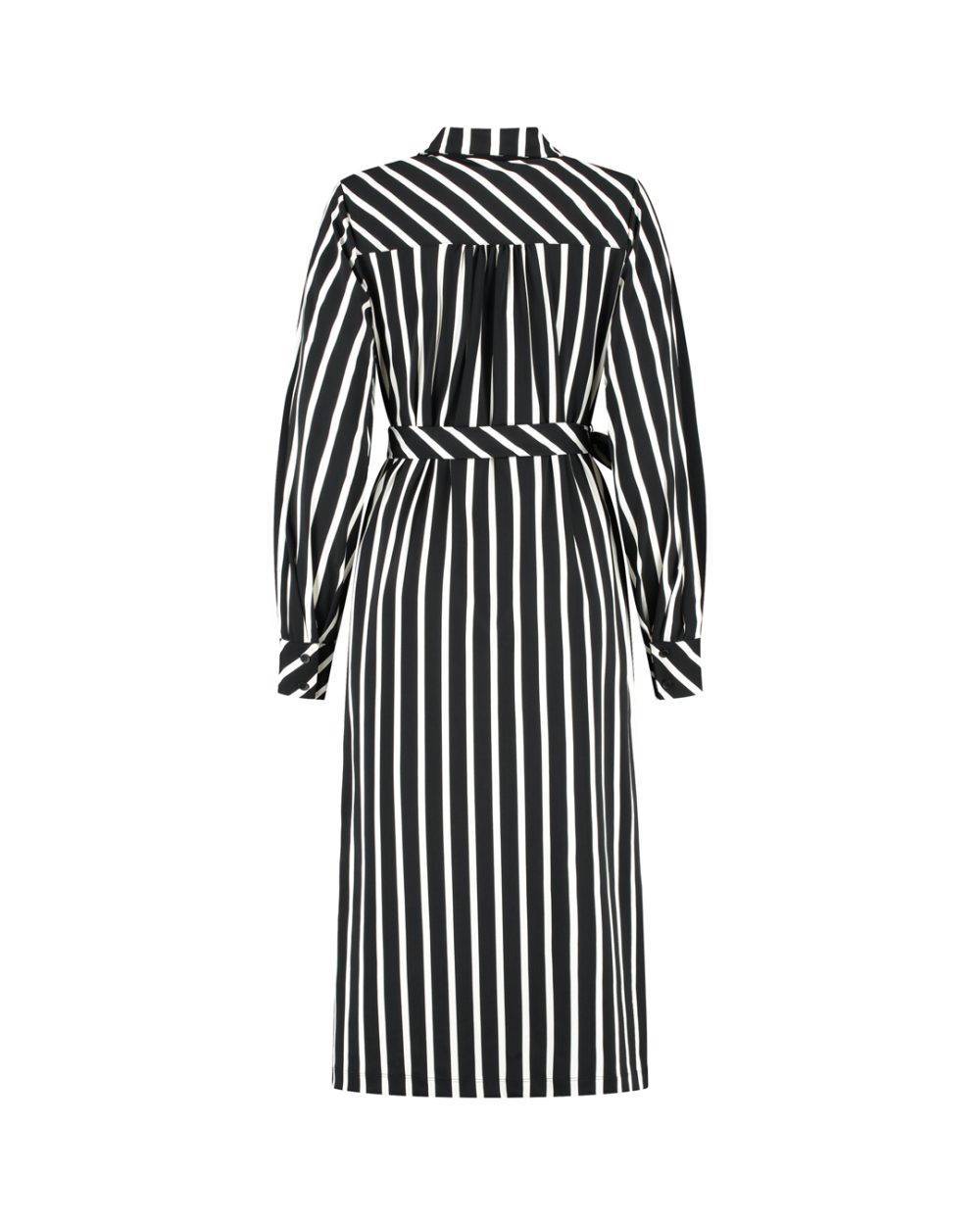 Lady Day - Hope Dress - Black/Wool White stripe