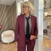 Lady Day - Mary Blouse - Herringbone print