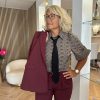 Lady Day - Mary Blouse - Herringbone print