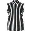 Lady Day - Maud Top - Black/Wool White stripe