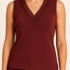 Mi Piace - Top Lace - Burgundy