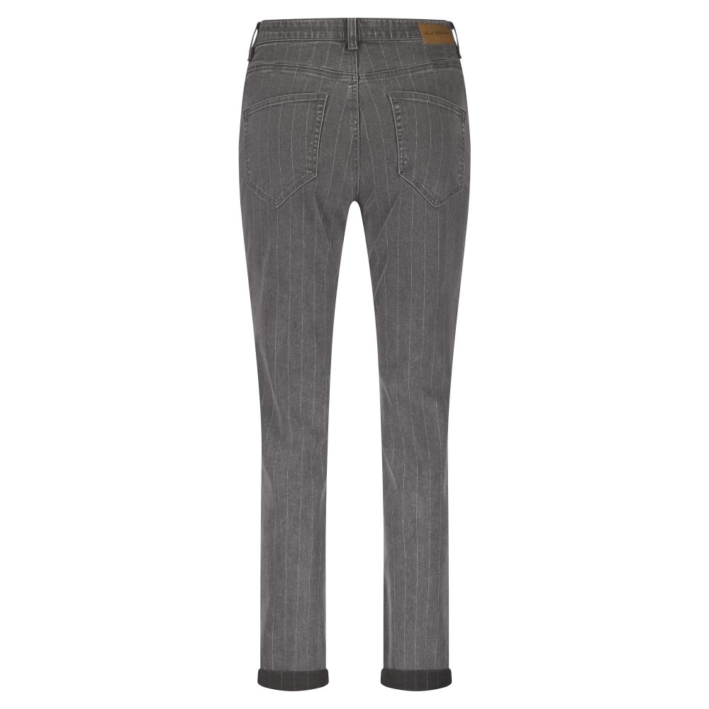 Red Button - Patty Lurex Pinstripe - Grey Denim
