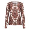 &Co Woman - Venna Faded Small - Wine Red multi