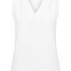 Mi Piace - Top Mouwloos - White