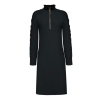 Triple Nine - Dress long sleeves smoked shoulder - Black