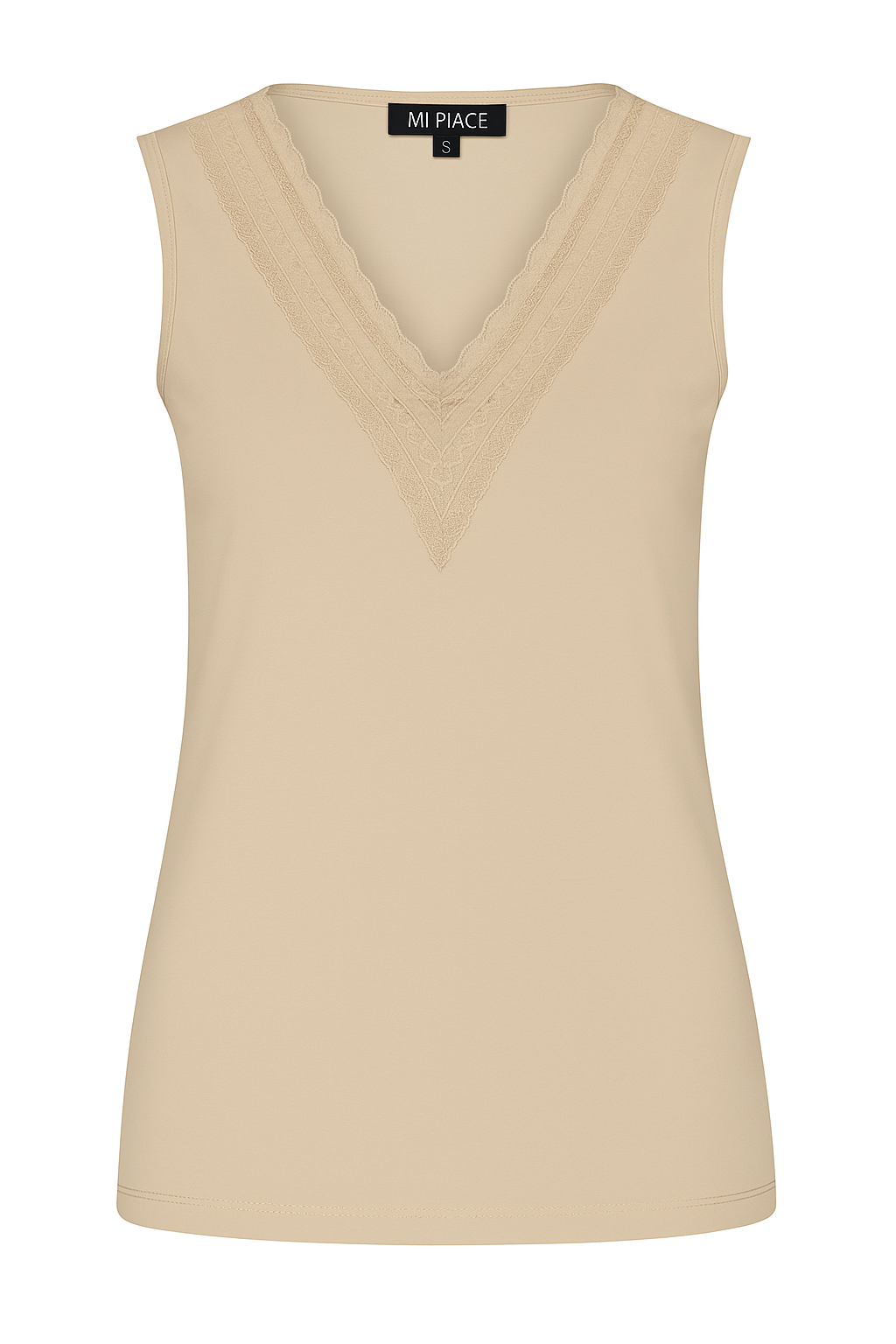 Mi Piace - Top Lace - Latte