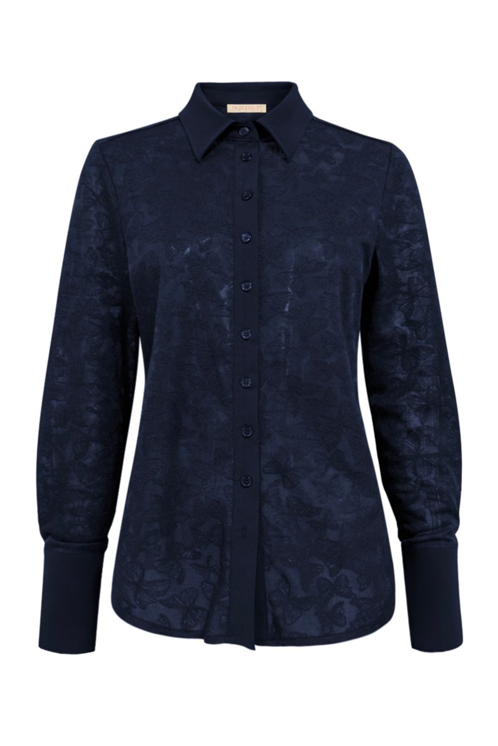 Triple Nine - Blouse full lace butterfly - Navy