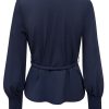 Triple Nine - Blouse cargo pockets and belt - Navy