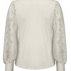 Triple Nine - Blazer cross body lace sleeves - Beige