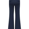 Triple Nine - Pant flared with gold rib belt - Navy