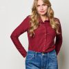 &Co Woman - Lotte Jacquard - Wine Red