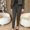 Lady Day - Phoebe Brushed Trousers - Dark Olive
