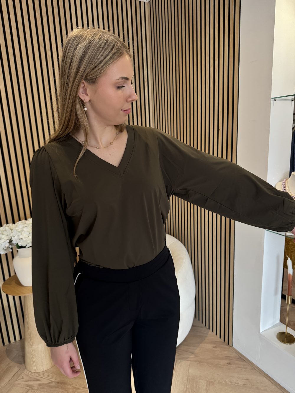 Lady Day - Tress Top - Dark Olive