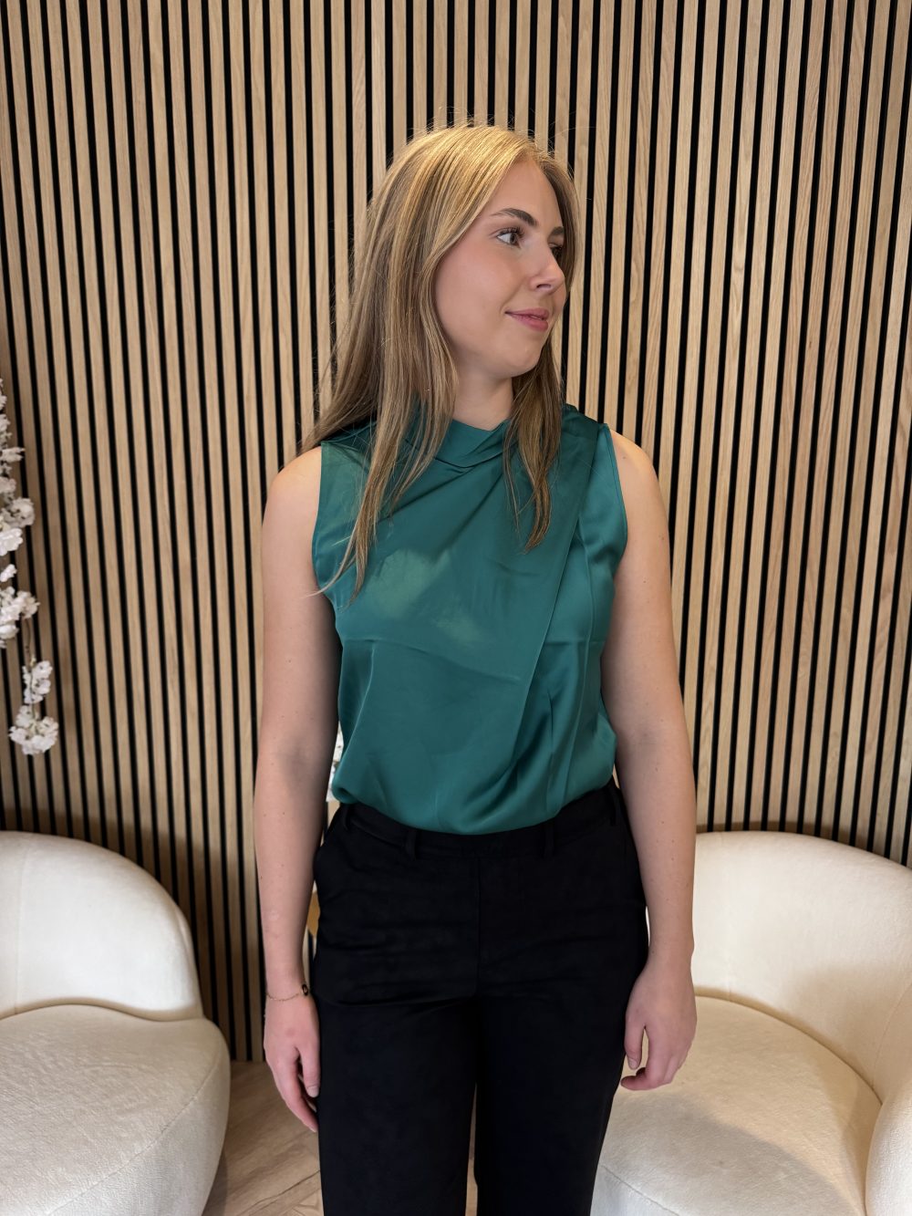 Lady Day - Stacy Top - Dark Emerald