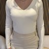 Lady Day - Arly-V Top - Wool White