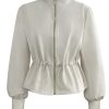 Triple Nine - Jacket with gold zip and string punto roma - Kit