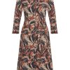 Mi Piace - Dress Swirly Print - Rust