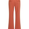 Mi Piace - Trousers Straight 089 Bonded - Rust