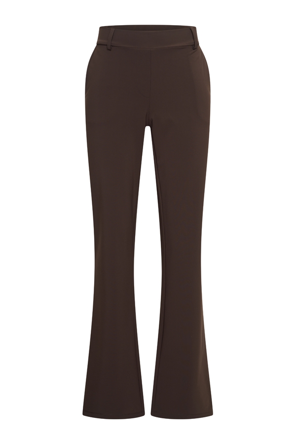 Mi Piace - Trousers Flair 384 Bonded - Espresso