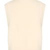 Mi Piace - Vest Hairy Mouwloos - Off White