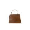 Madam Peach - Helene bag croco - Hazel brown