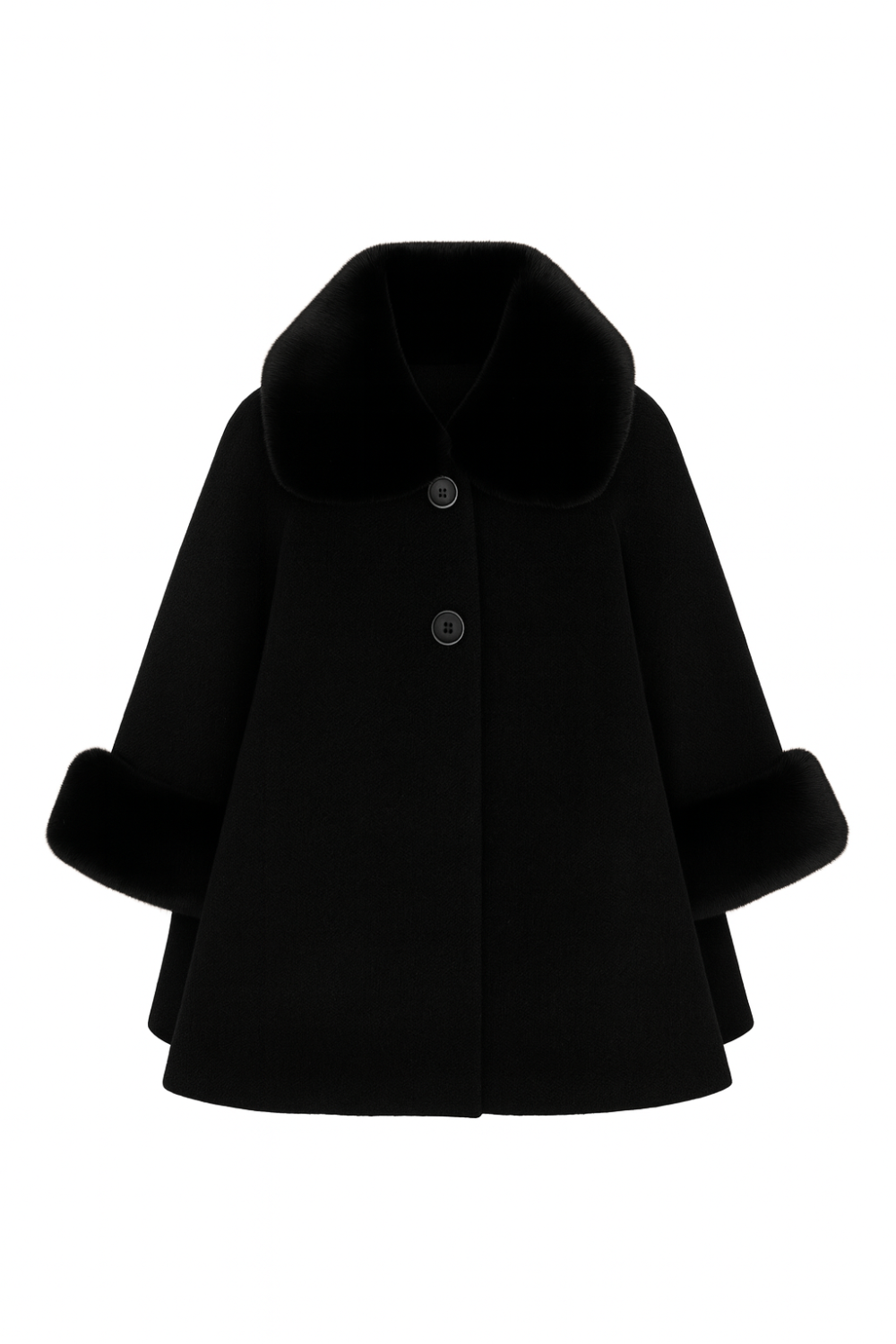 Madam Peach - Mantel - Black