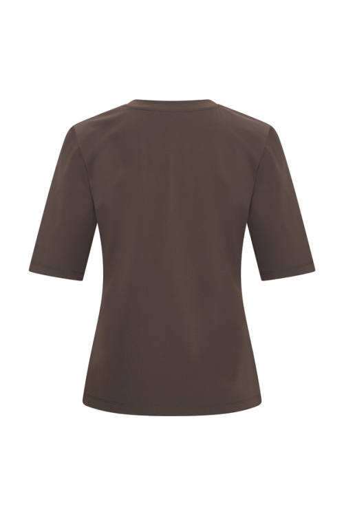 Mi Piace - T Shirt V Neck - Espresso