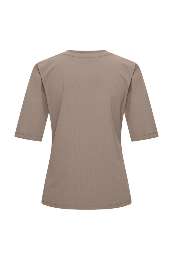 Mi Piace - T shirt V Hals Lange Mouw - Falcon