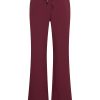 Mi Piace - Trousers Straight 089 Bonded - Burgundy