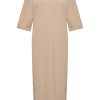 Mi Piace - Dress Maxi Bonded - Latte