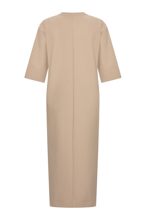 Mi Piace - Dress Maxi Bonded - Latte