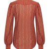 Mi Piace - Blouse Kant - Rust