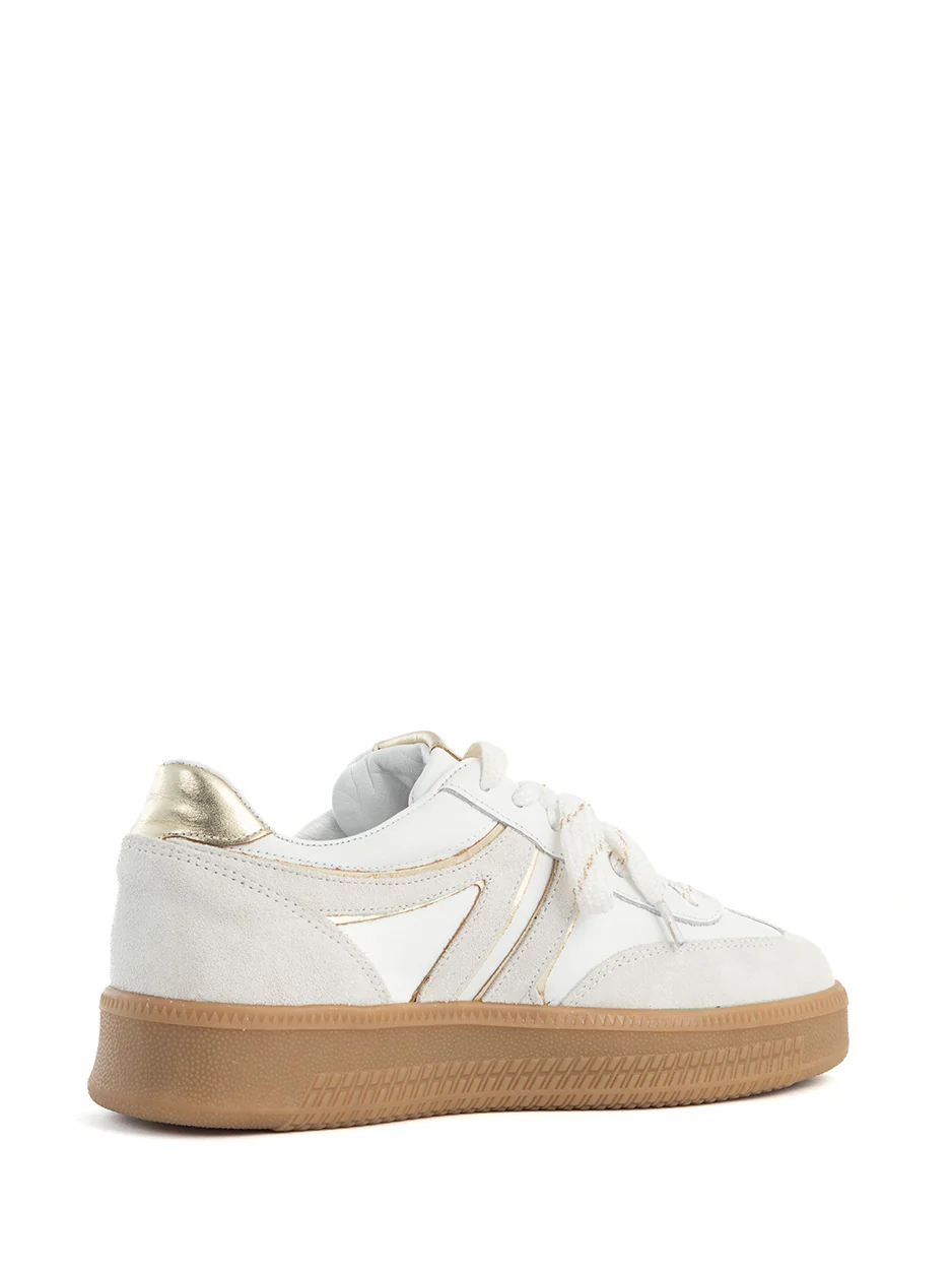 Babouche - Jilly Sneakers - White/Gold