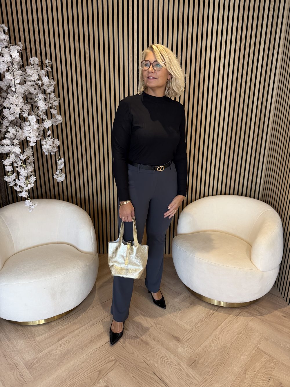 Mi Piace - Shirt Ribbed - Black