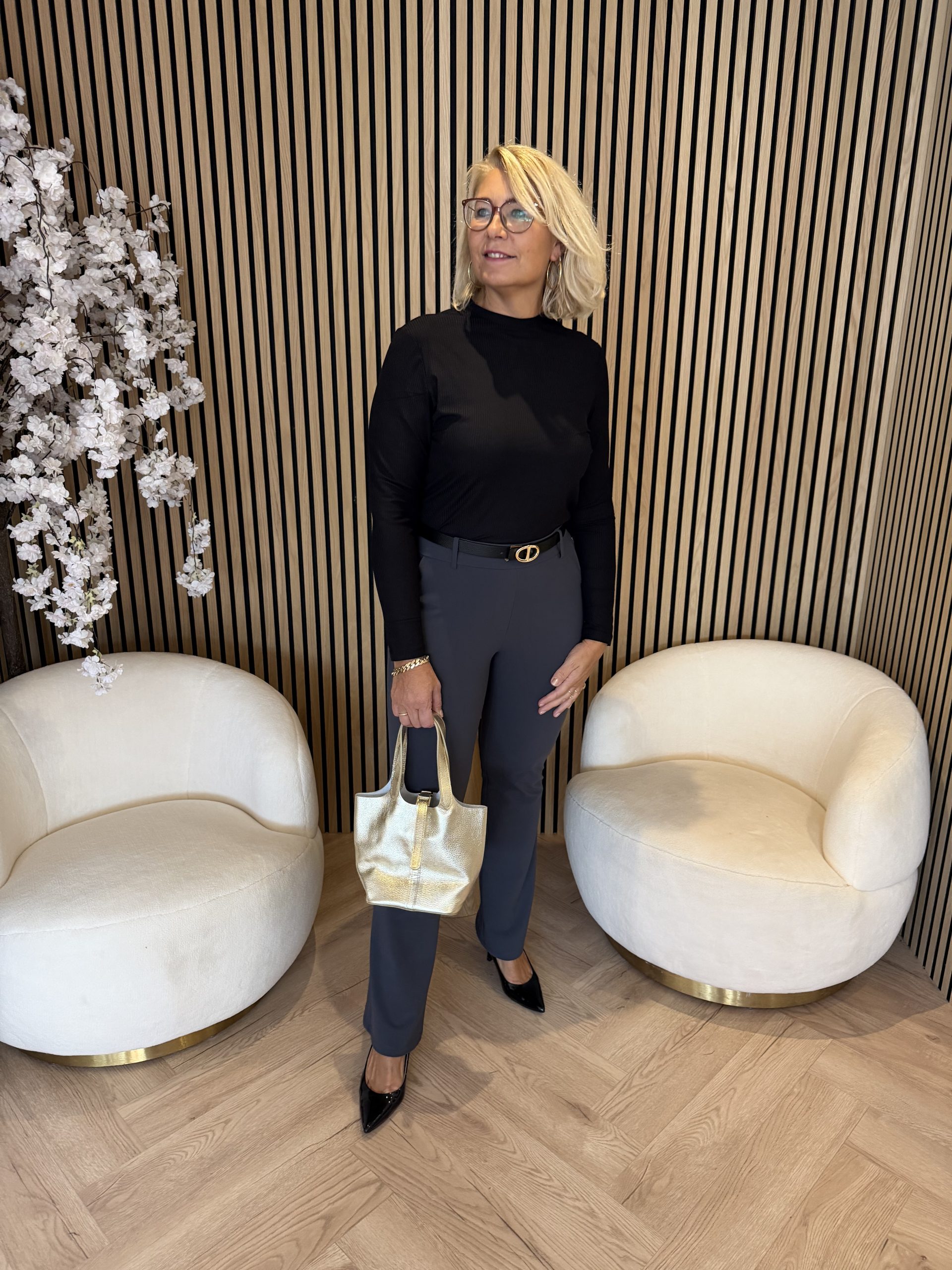 Mi Piace - Shirt Ribbed - Black