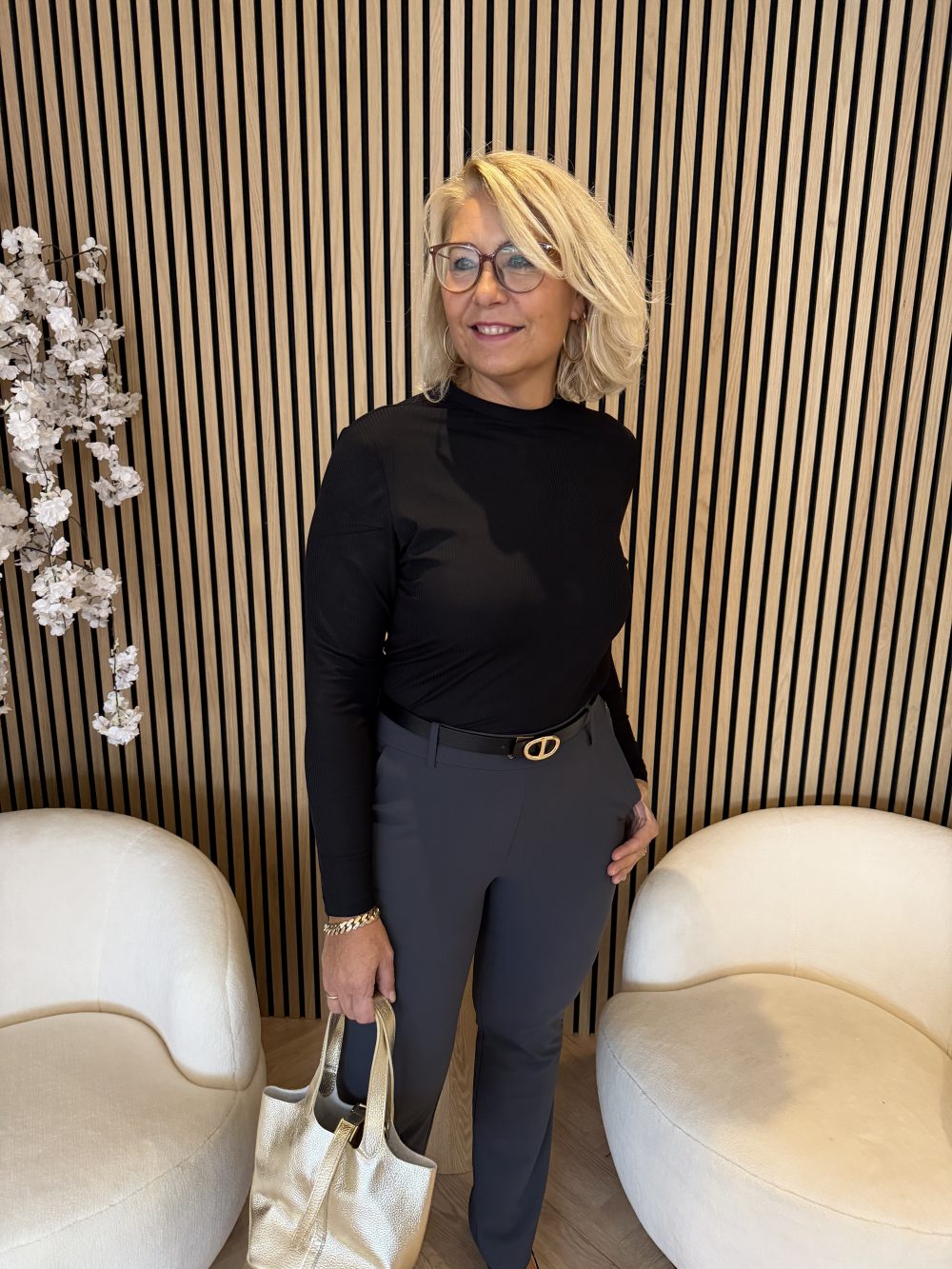 Mi Piace - Shirt Ribbed - Black