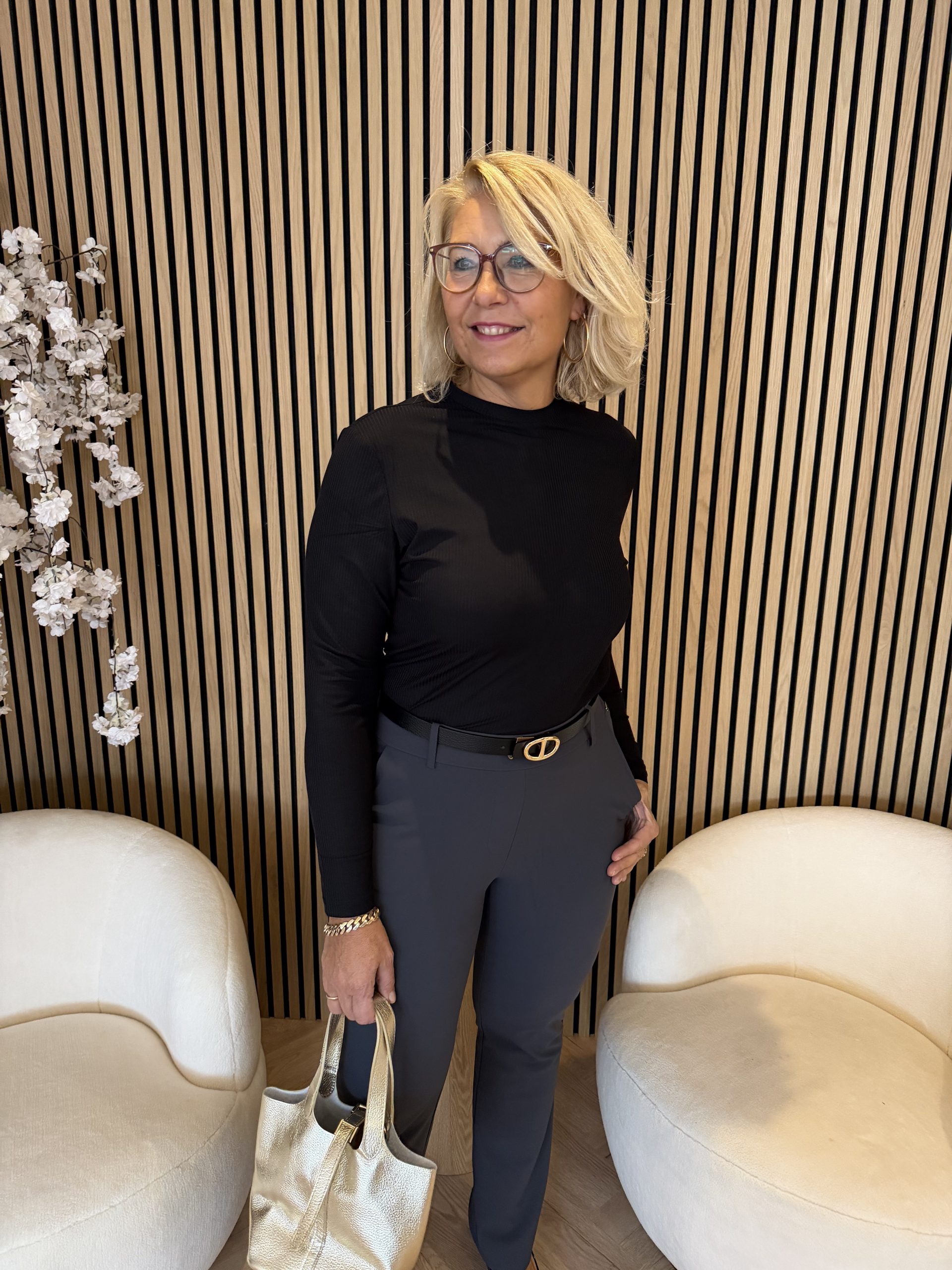 Mi Piace - Shirt Ribbed - Black