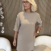 Mi Piace - Dress Midi Bonded - Latte