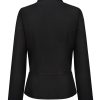 Triple Nine - Jacket with gold zip punto roma - Black