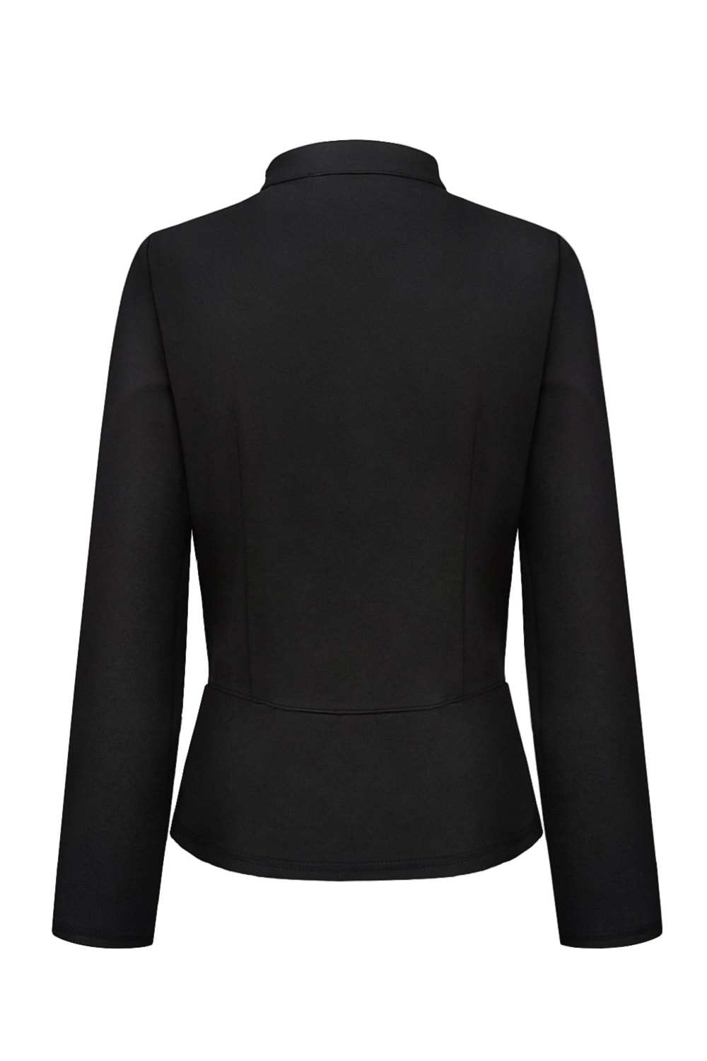 Triple Nine - Jacket with gold zip punto roma - Black