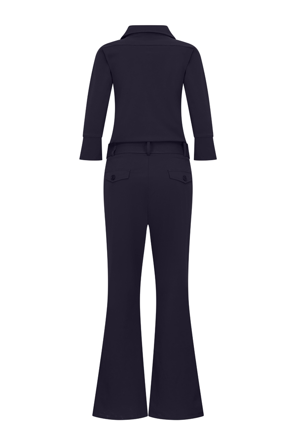 Mi Piace - Jumpsuit Flair - Dark Blue